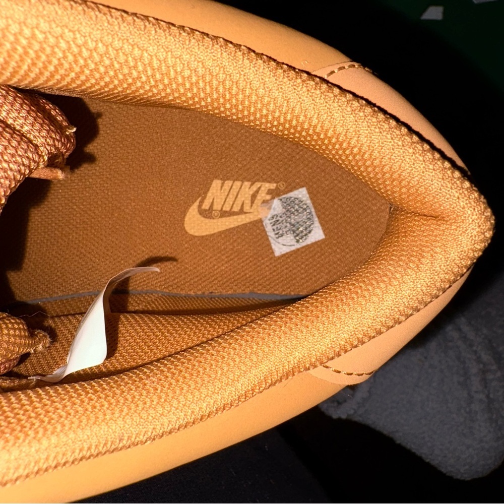 Nike Court Vision Mid Flax/Flax-Gum Light Brown CD5466-200 Men's size 8 wheat - Picture 9 of 9